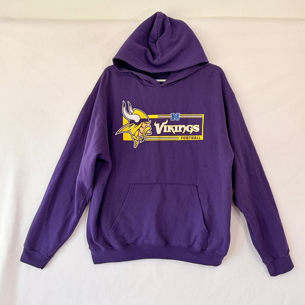 Minnesota Viking Football Team Hoodie Men’s XL Sweatshirt Pullover Pocket